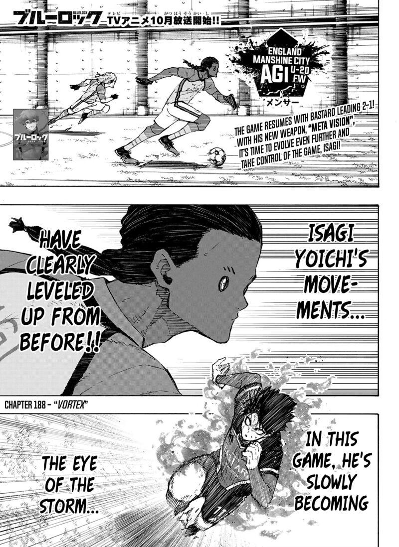 Blue Lock Chapter 188 page 2
