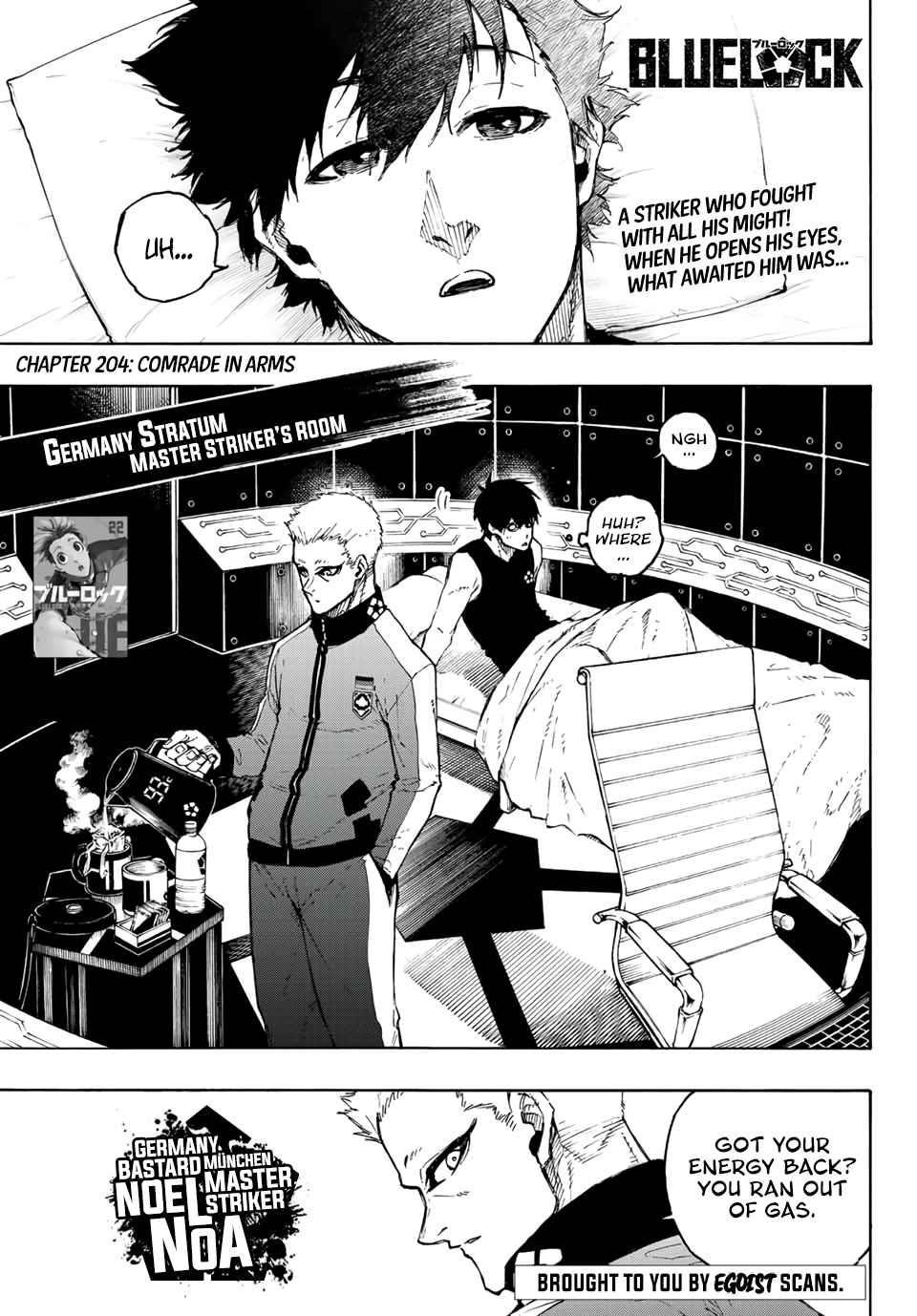 Blue Lock Chapter 204 page 2