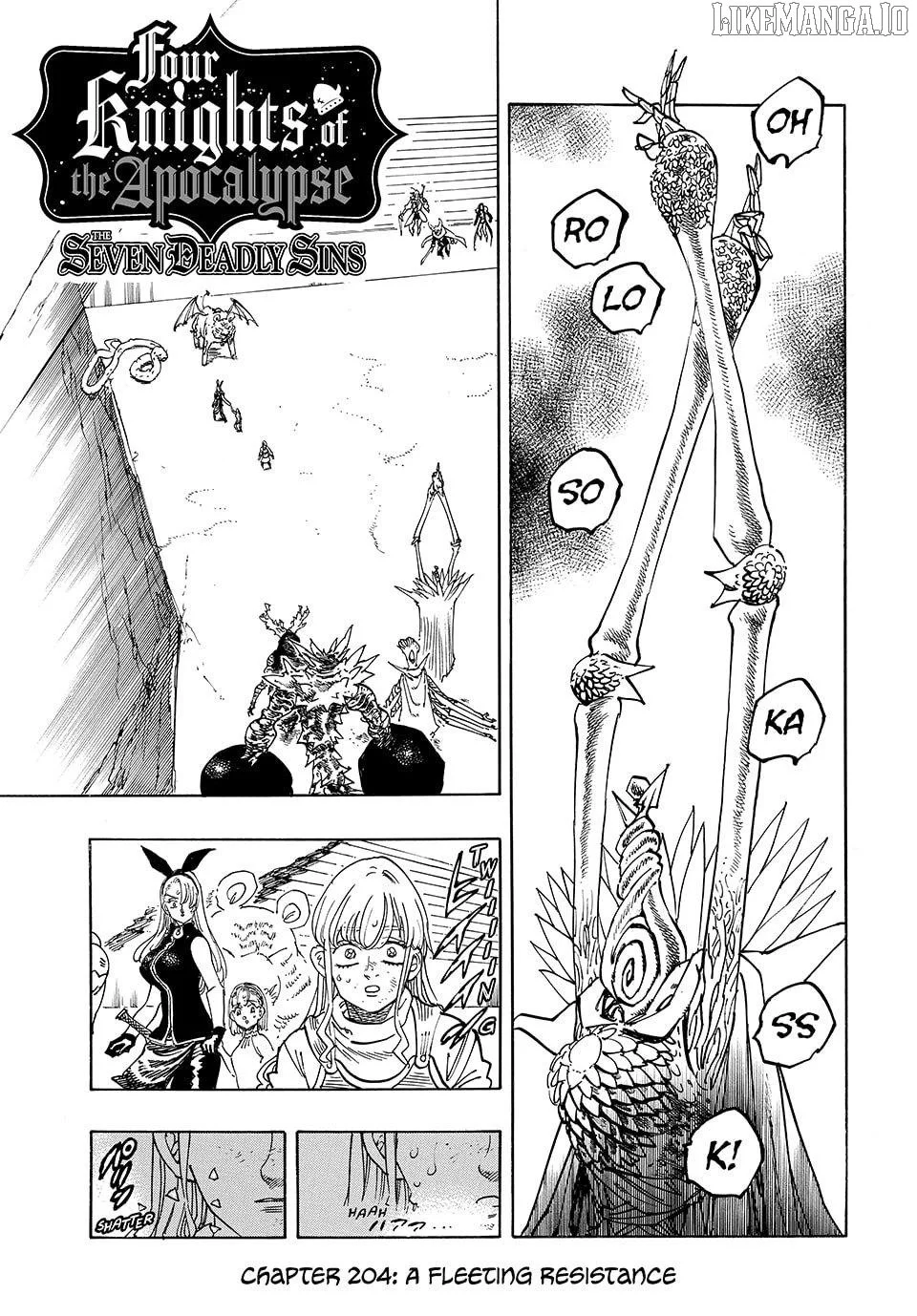 The Four Knights of the Apocalypse Chapter 204 page 1