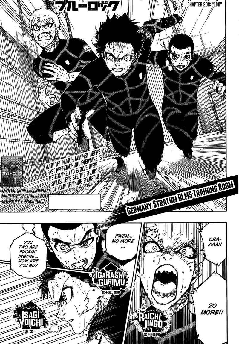 Blue Lock Chapter 208 page 2