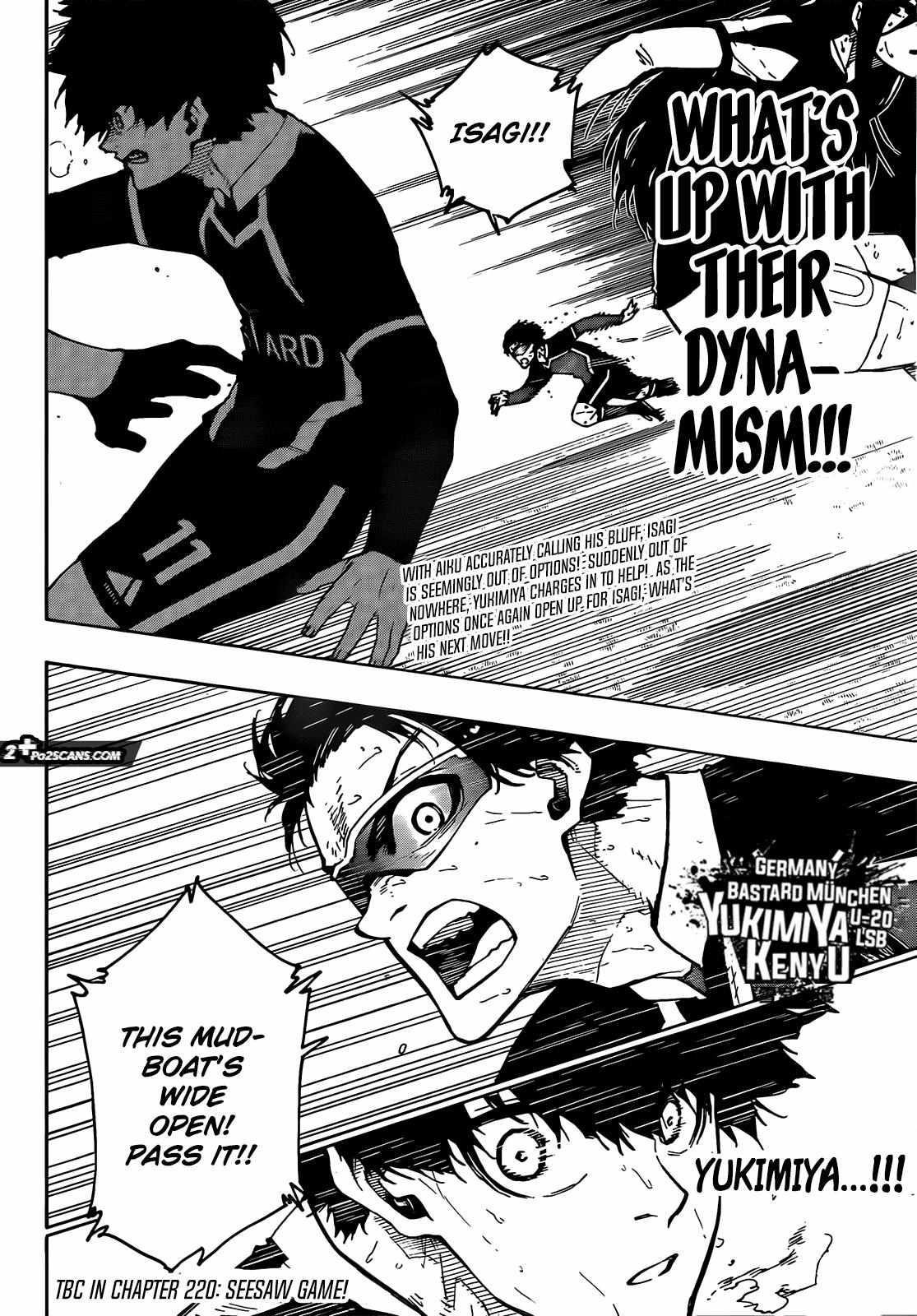 Blue Lock Chapter 219 page 20