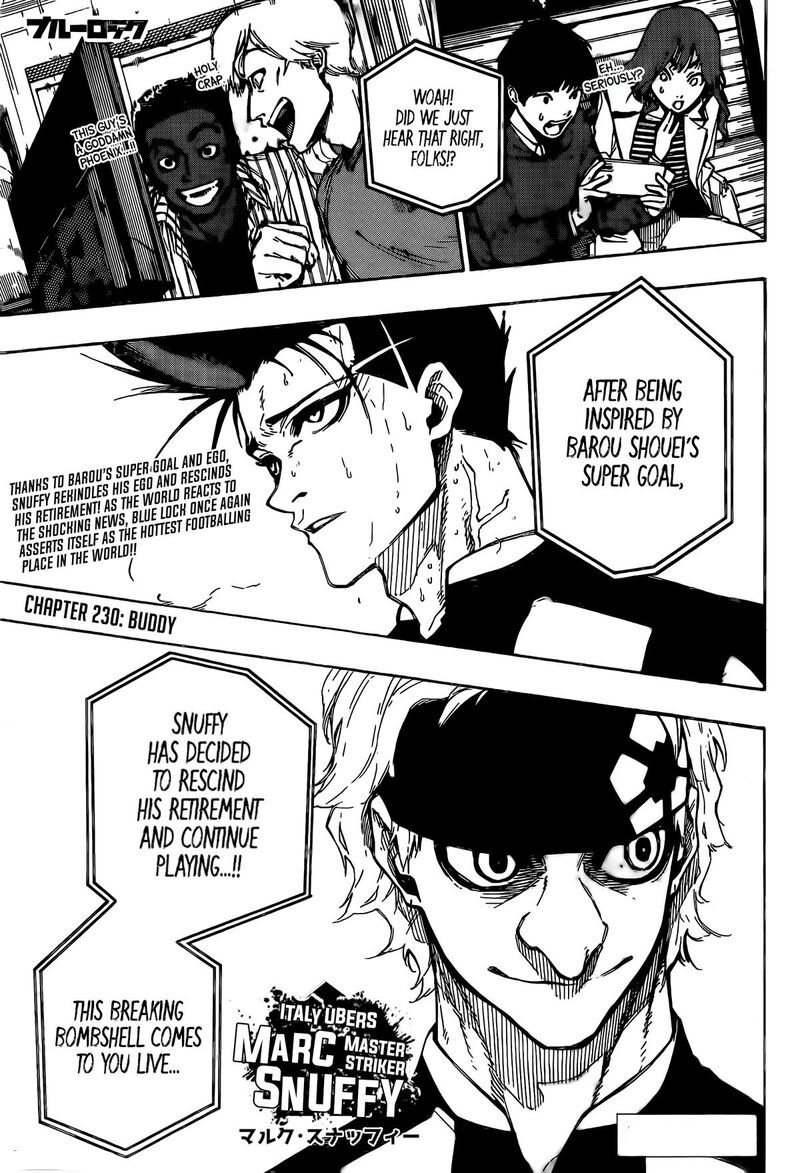 Blue Lock Chapter 230 page 2