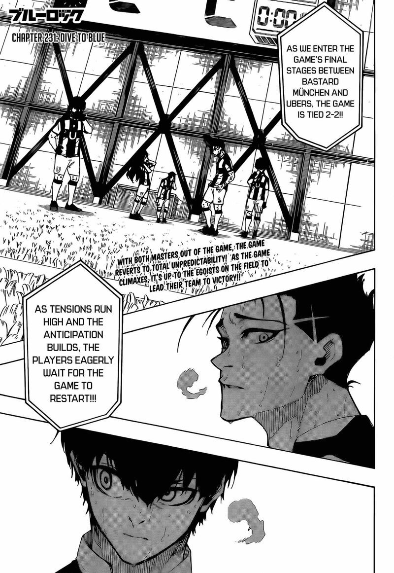 Blue Lock Chapter 231 page 2