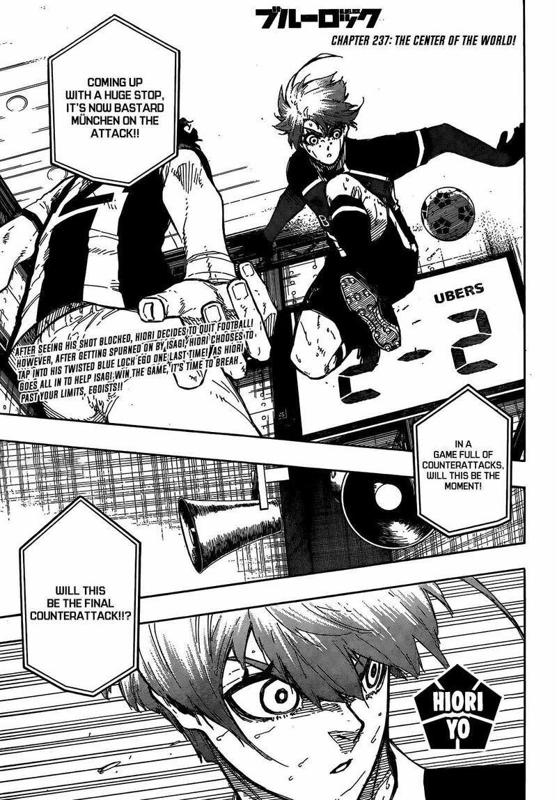 Blue Lock Chapter 237 page 2