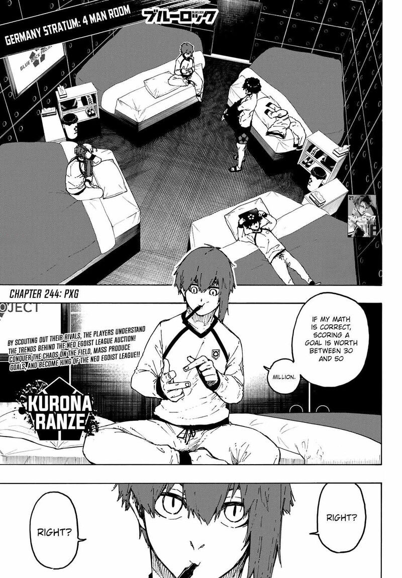 Blue Lock Chapter 244 page 2