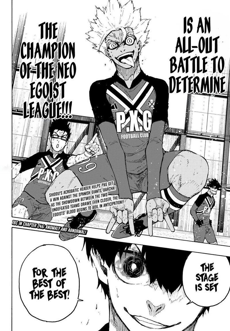 Blue Lock Chapter 245 page 20