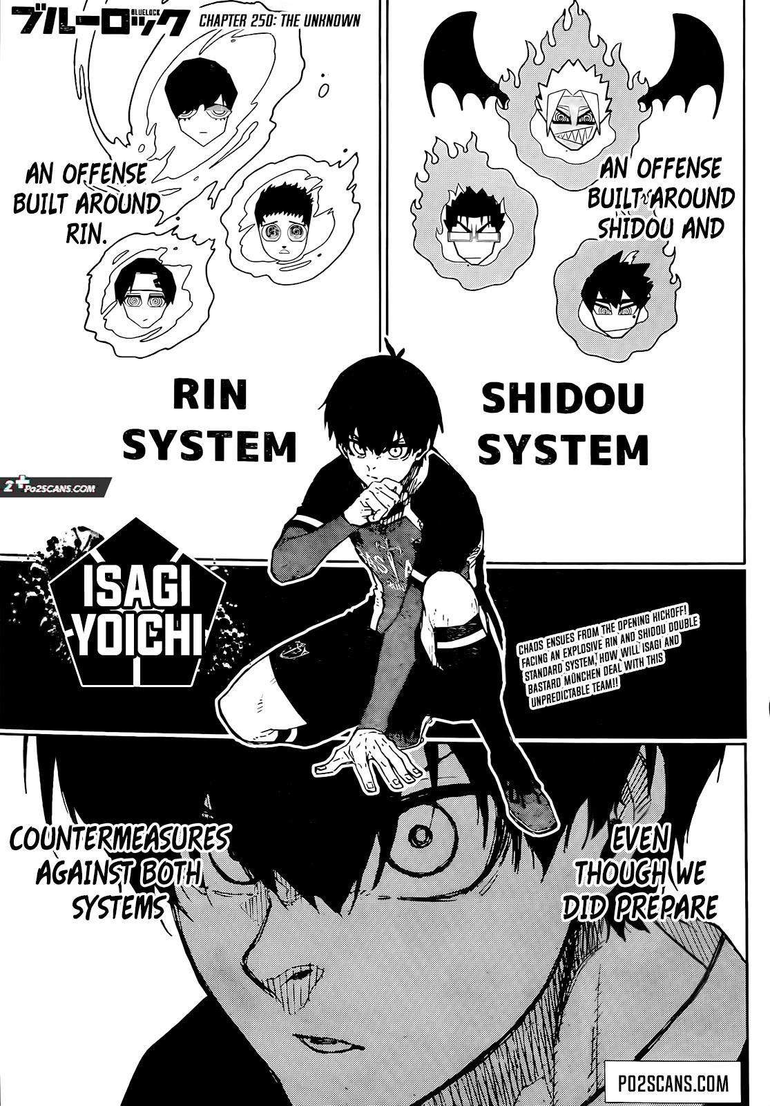 Blue Lock Chapter 250 page 2