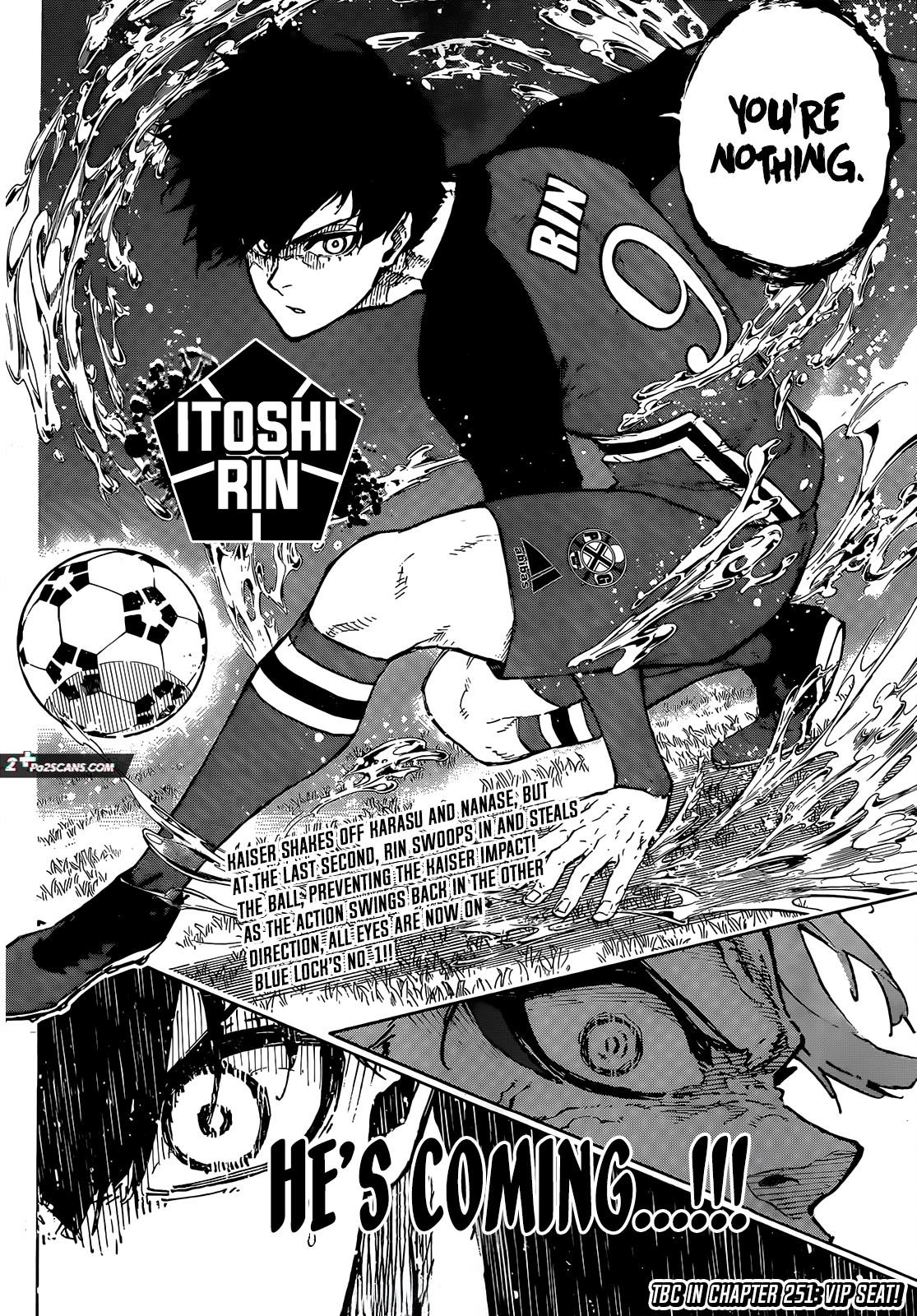 Blue Lock Chapter 250 page 19
