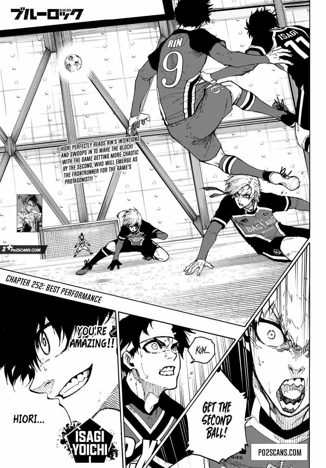 Blue Lock Chapter 252 page 2