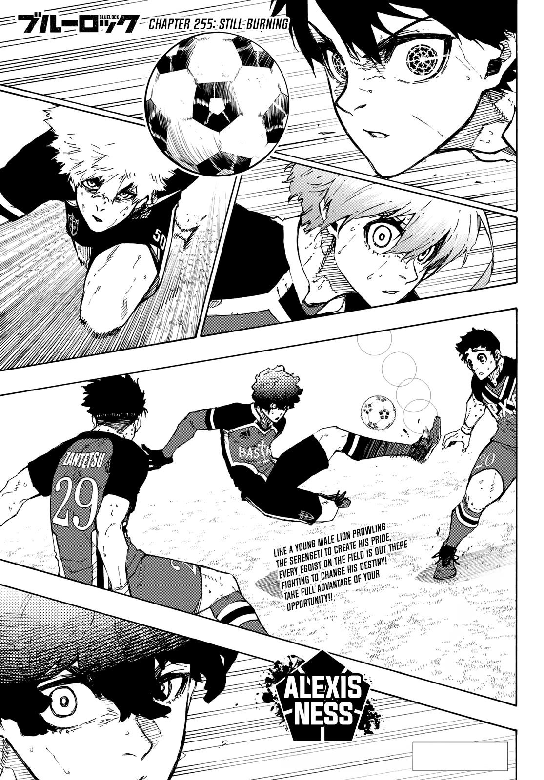 Blue Lock Chapter 255 page 2