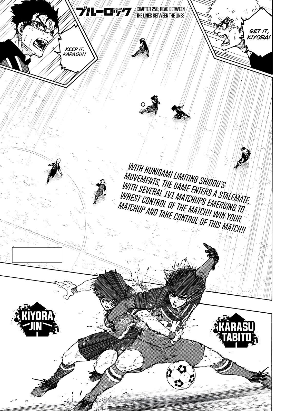 Blue Lock Chapter 256 page 2