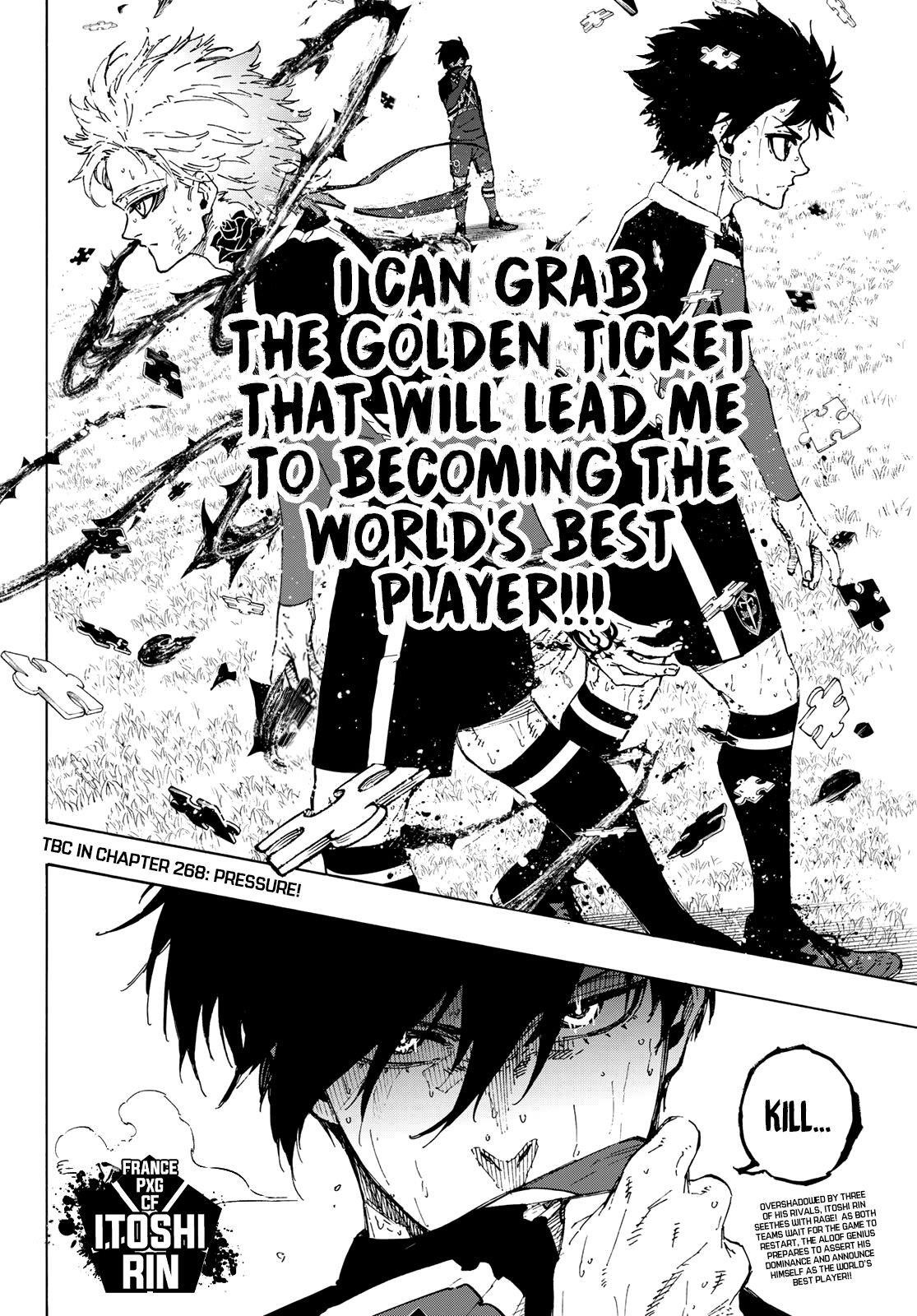 Blue Lock Chapter 267 page 19
