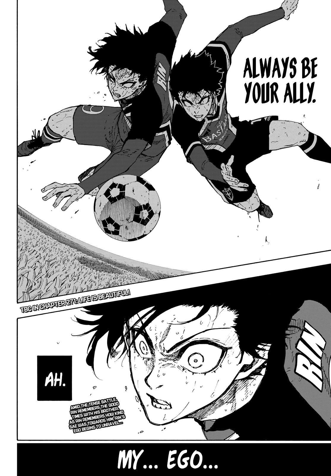 Blue Lock Chapter 270 page 20