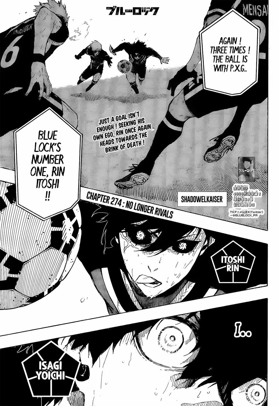 Blue Lock Chapter 274 page 2