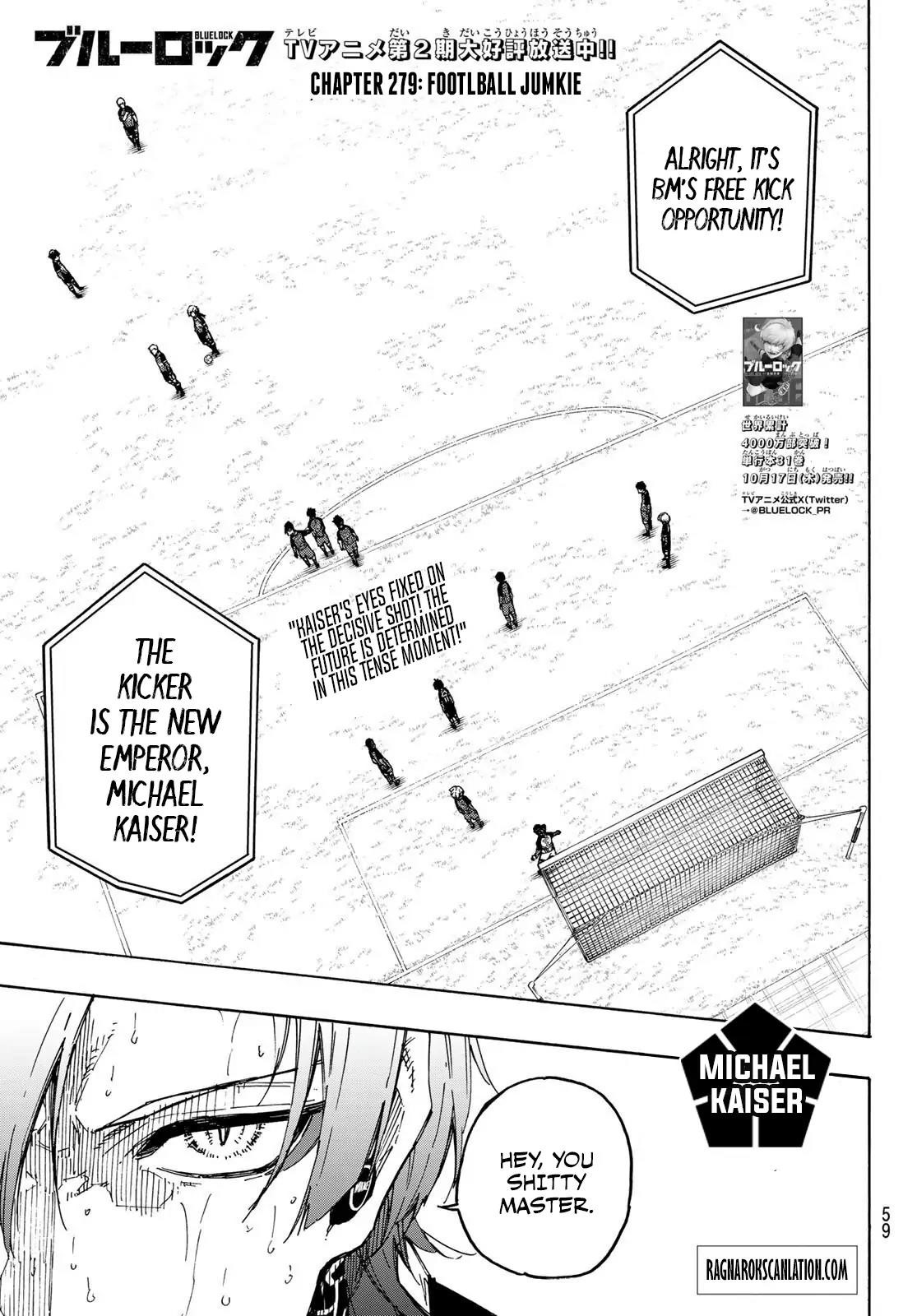 Blue Lock Chapter 279 page 2