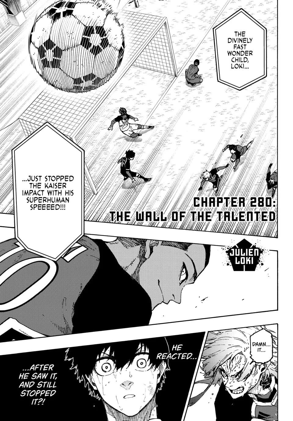 Blue Lock Chapter 280 page 2