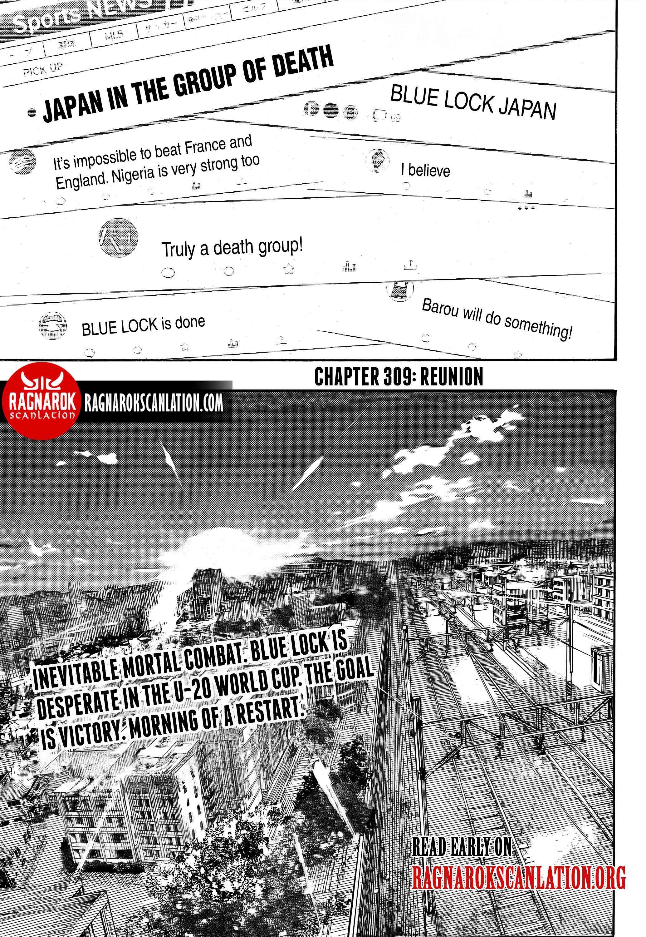 Blue Lock Chapter 309 page 2