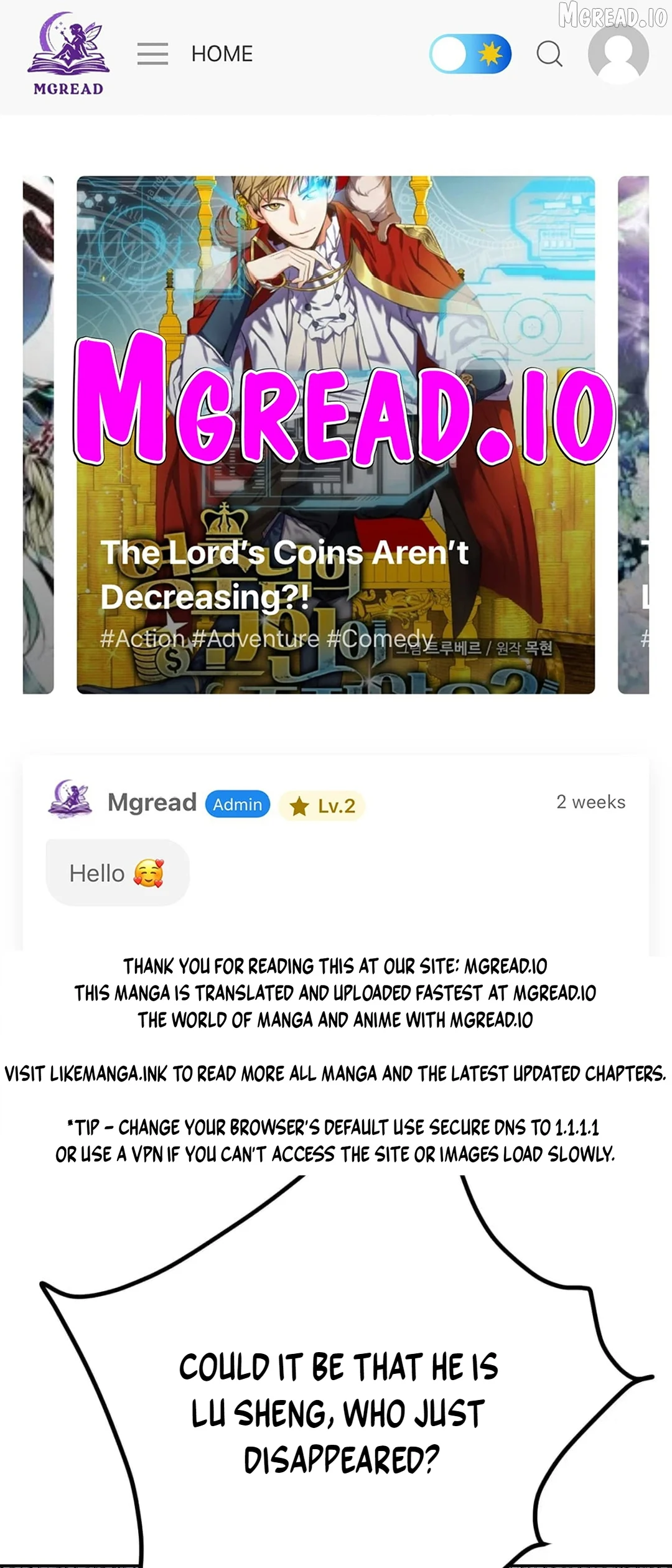 Log into the Future Chapter 326 page 1