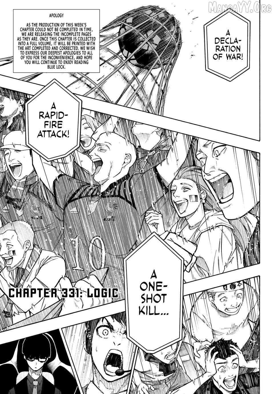 Blue Lock Chapter 331 page 2