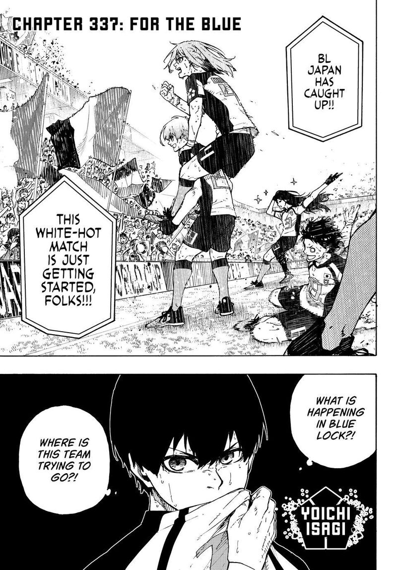 Blue Lock Chapter 337 page 1