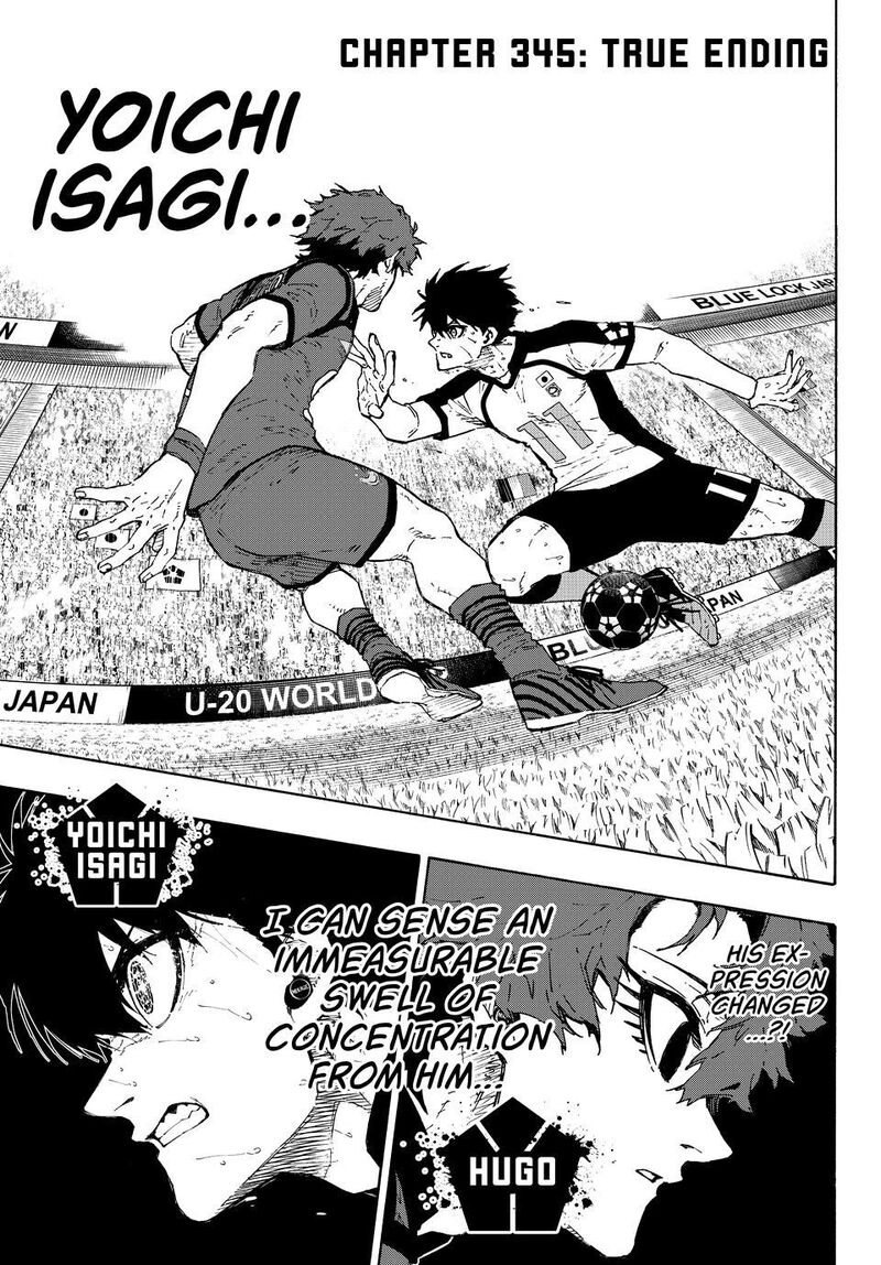 Blue Lock Chapter 345 page 1
