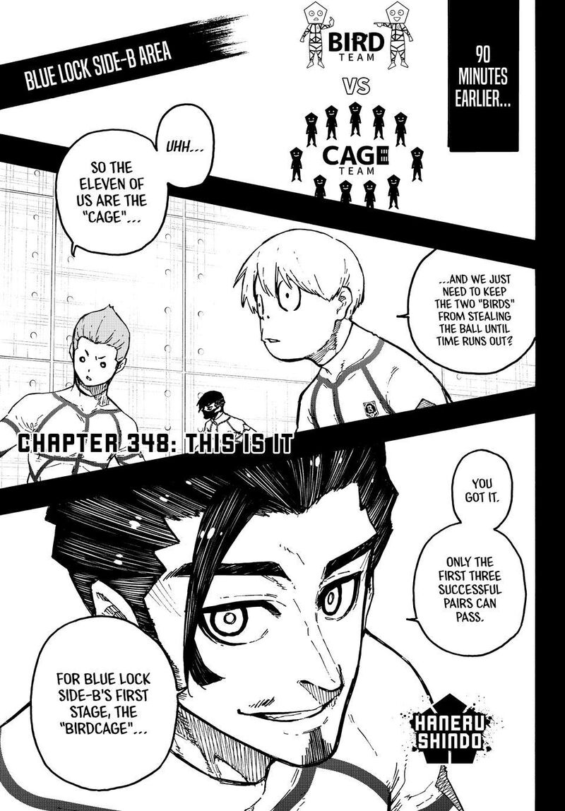 Blue Lock Chapter 348 page 1