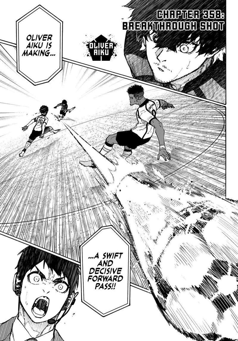 Blue Lock Chapter 358 page 1