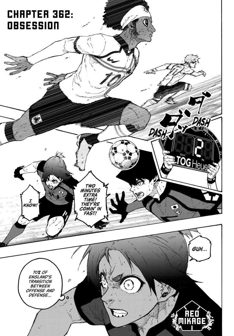 Blue Lock Chapter 362 page 1