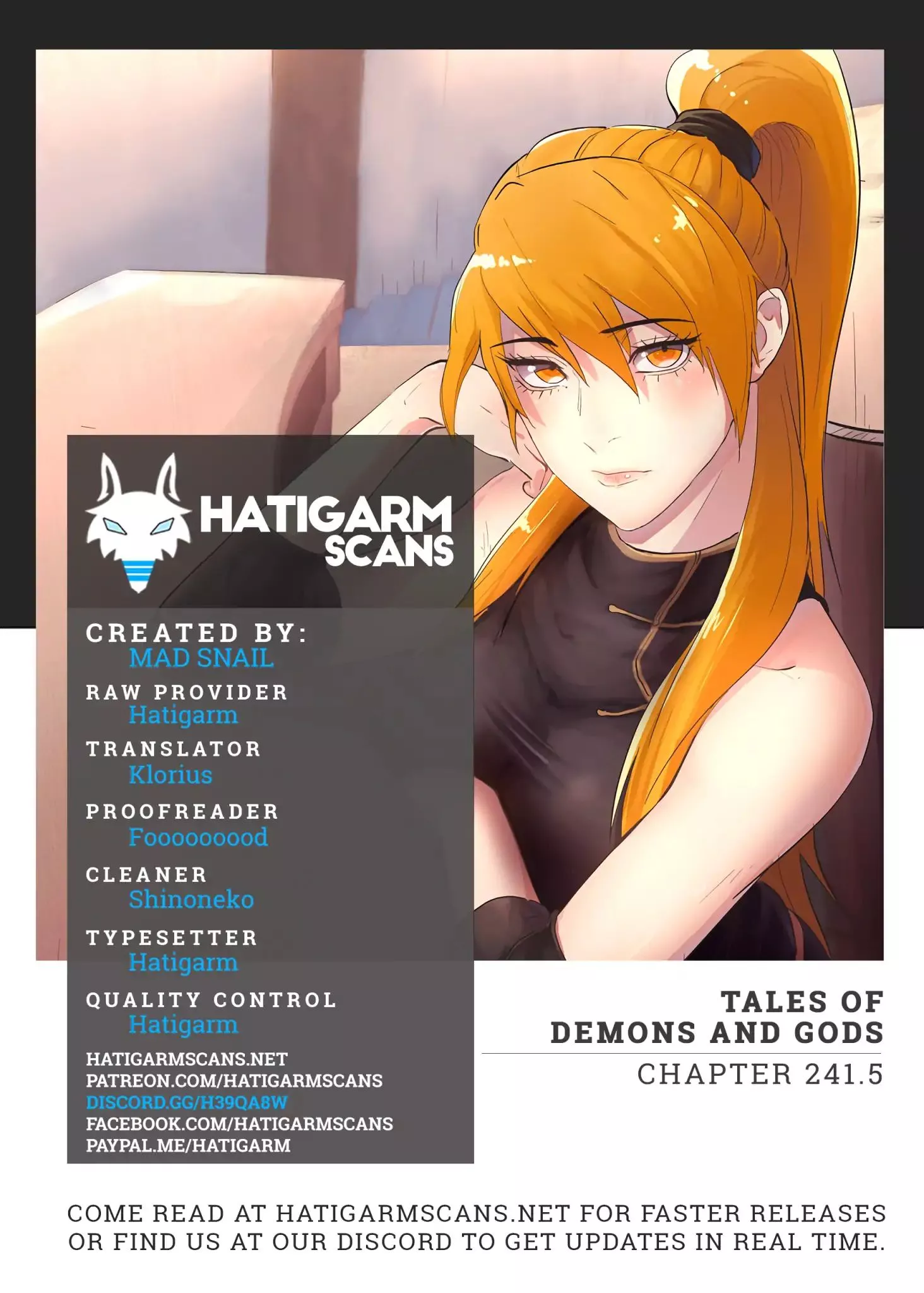 Tales of Demons and Gods Chapter 241.5 page 1