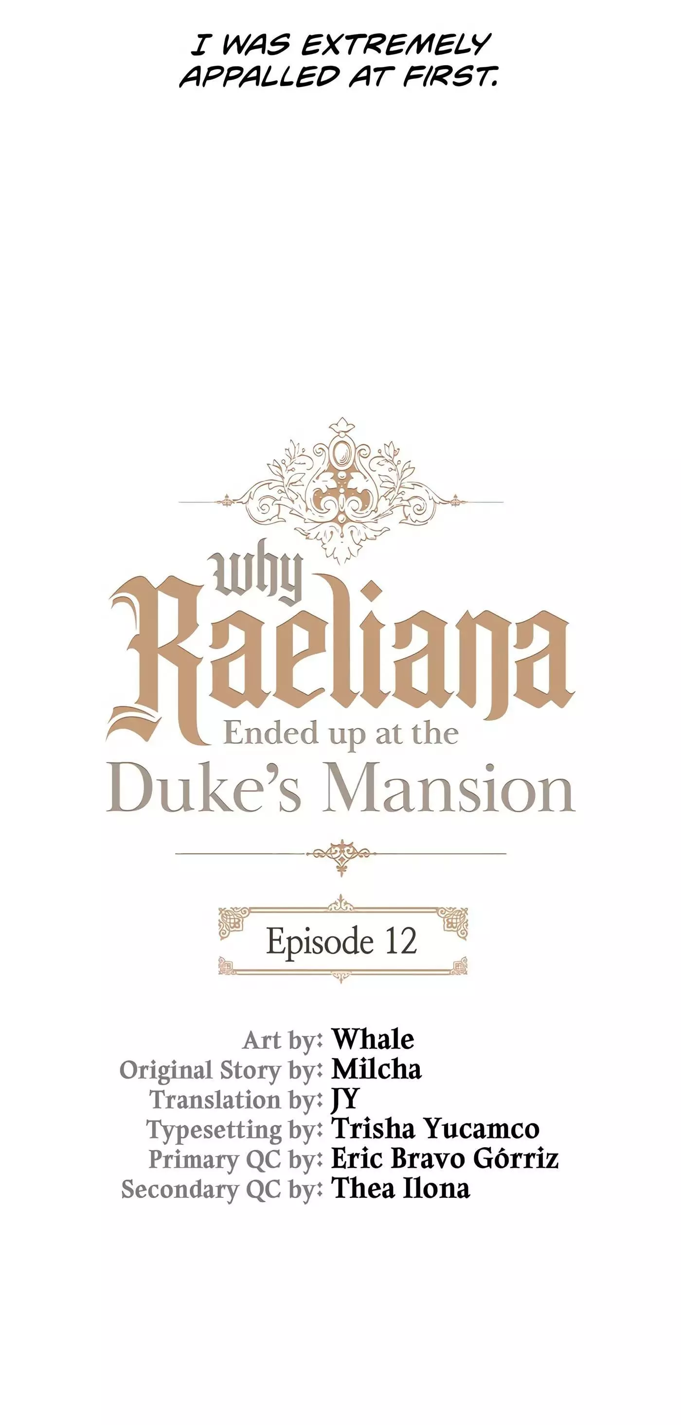 The Reason Why Raeliana Ended up at the Duke's Mansion Chapter 12 page 3