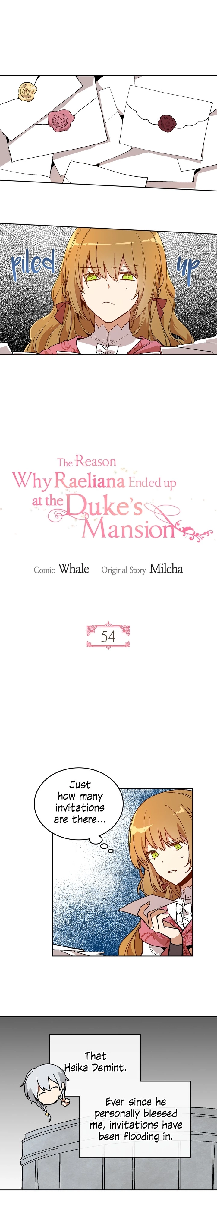 The Reason Why Raeliana Ended up at the Duke's Mansion Chapter 54 page 1