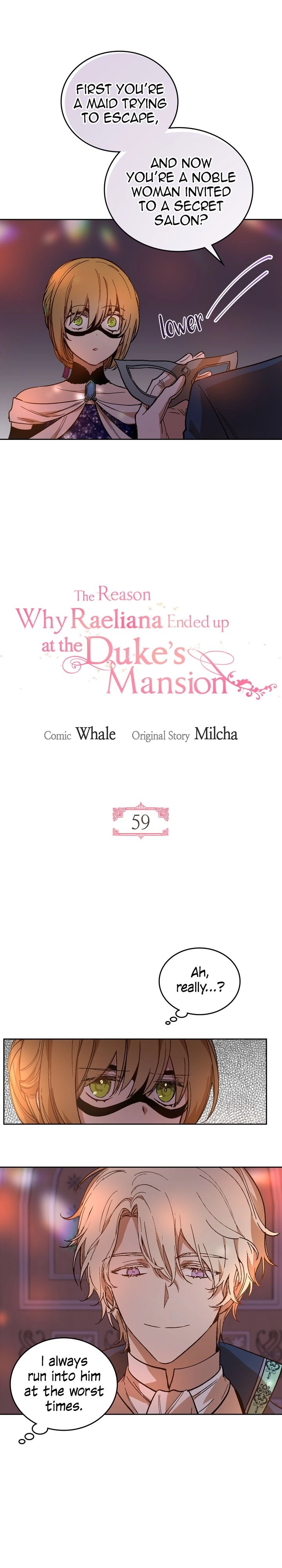 The Reason Why Raeliana Ended up at the Duke's Mansion Chapter 59 page 1