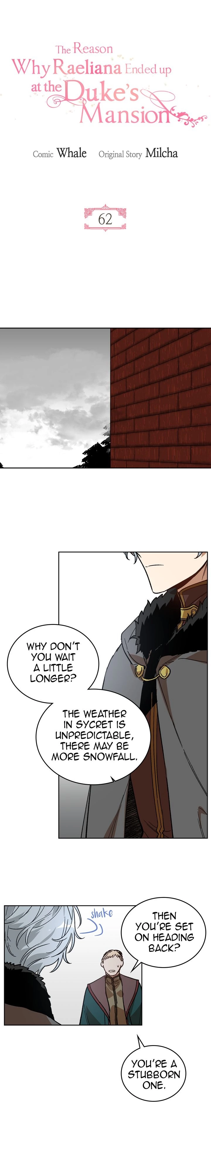 The Reason Why Raeliana Ended up at the Duke's Mansion Chapter 62 page 1