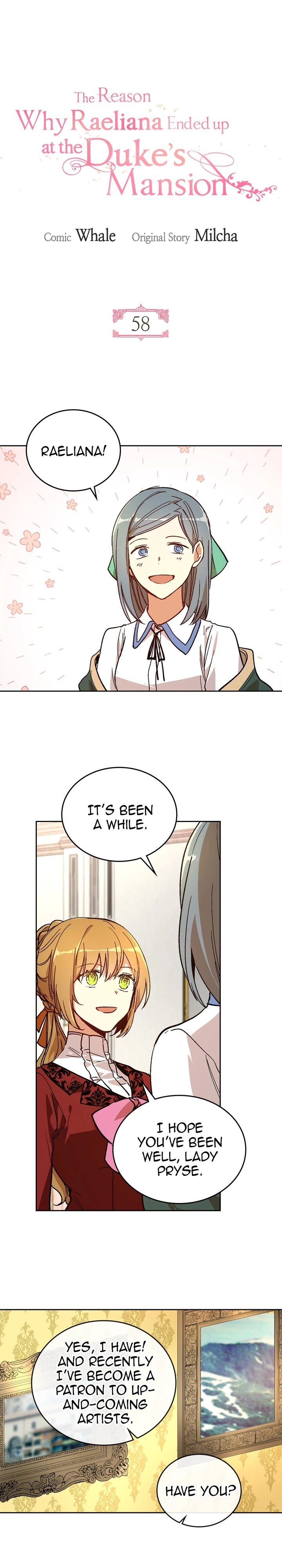 The Reason Why Raeliana Ended up at the Duke's Mansion Chapter 58 page 1