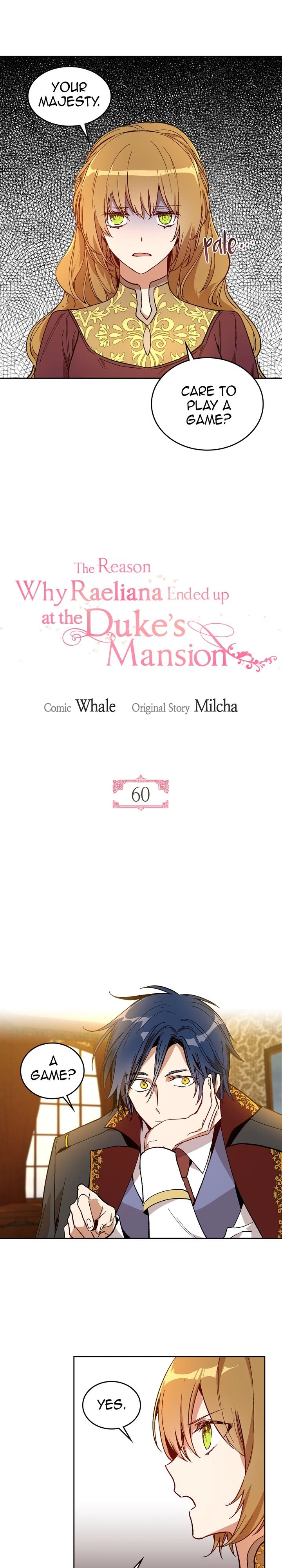 The Reason Why Raeliana Ended up at the Duke's Mansion Chapter 60 page 1