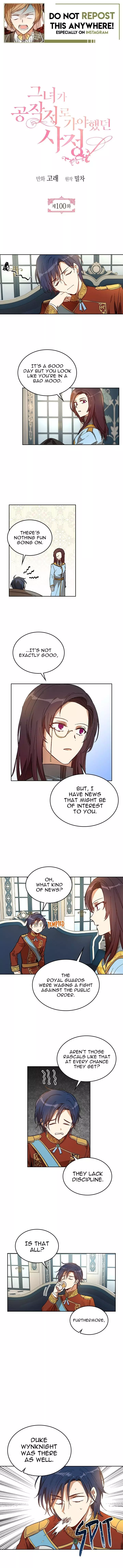 The Reason Why Raeliana Ended up at the Duke's Mansion Chapter 100 page 1