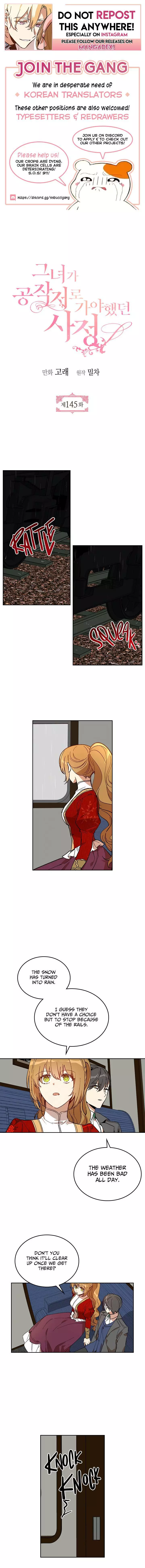 The Reason Why Raeliana Ended up at the Duke's Mansion Chapter 145 page 1