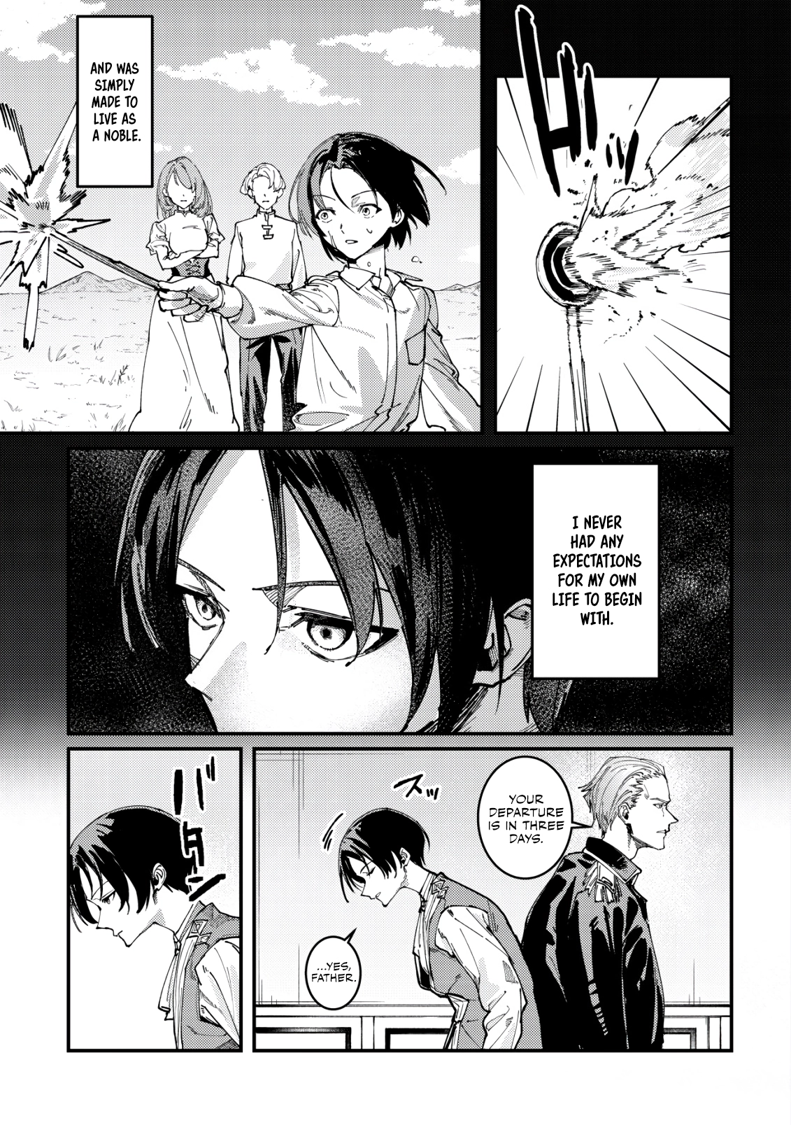 Majo to Mashou to Mahou no Rakuen: Tsuihou Sareta Tensei Kizoku no Jiyuu Kimama na "Shuushuuka" Seikatsu. Hazure Zensei ni Mezameta Shounen wa, Isekai de Kiyoshi Ken Momofumofu mo Jibun no Shiro mo Te ni Ireru Chapter 1 page 11