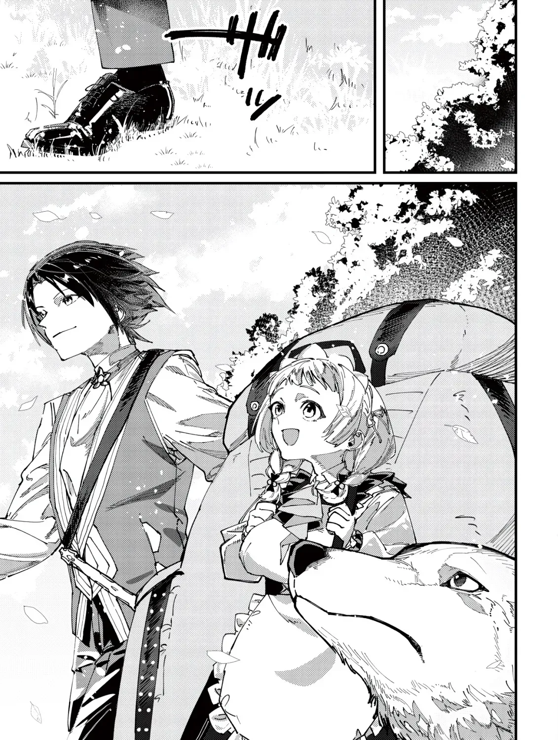 Majo to Mashou to Mahou no Rakuen: Tsuihou Sareta Tensei Kizoku no Jiyuu Kimama na "Shuushuuka" Seikatsu. Hazure Zensei ni Mezameta Shounen wa, Isekai de Kiyoshi Ken Momofumofu mo Jibun no Shiro mo Te ni Ireru Chapter 3 page 44