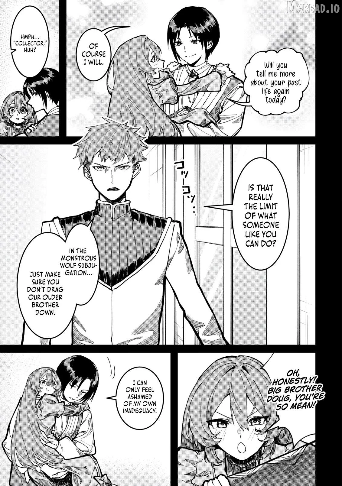Majo to Mashou to Mahou no Rakuen: Tsuihou Sareta Tensei Kizoku no Jiyuu Kimama na "Shuushuuka" Seikatsu. Hazure Zensei ni Mezameta Shounen wa, Isekai de Kiyoshi Ken Momofumofu mo Jibun no Shiro mo Te ni Ireru Chapter 5 page 21