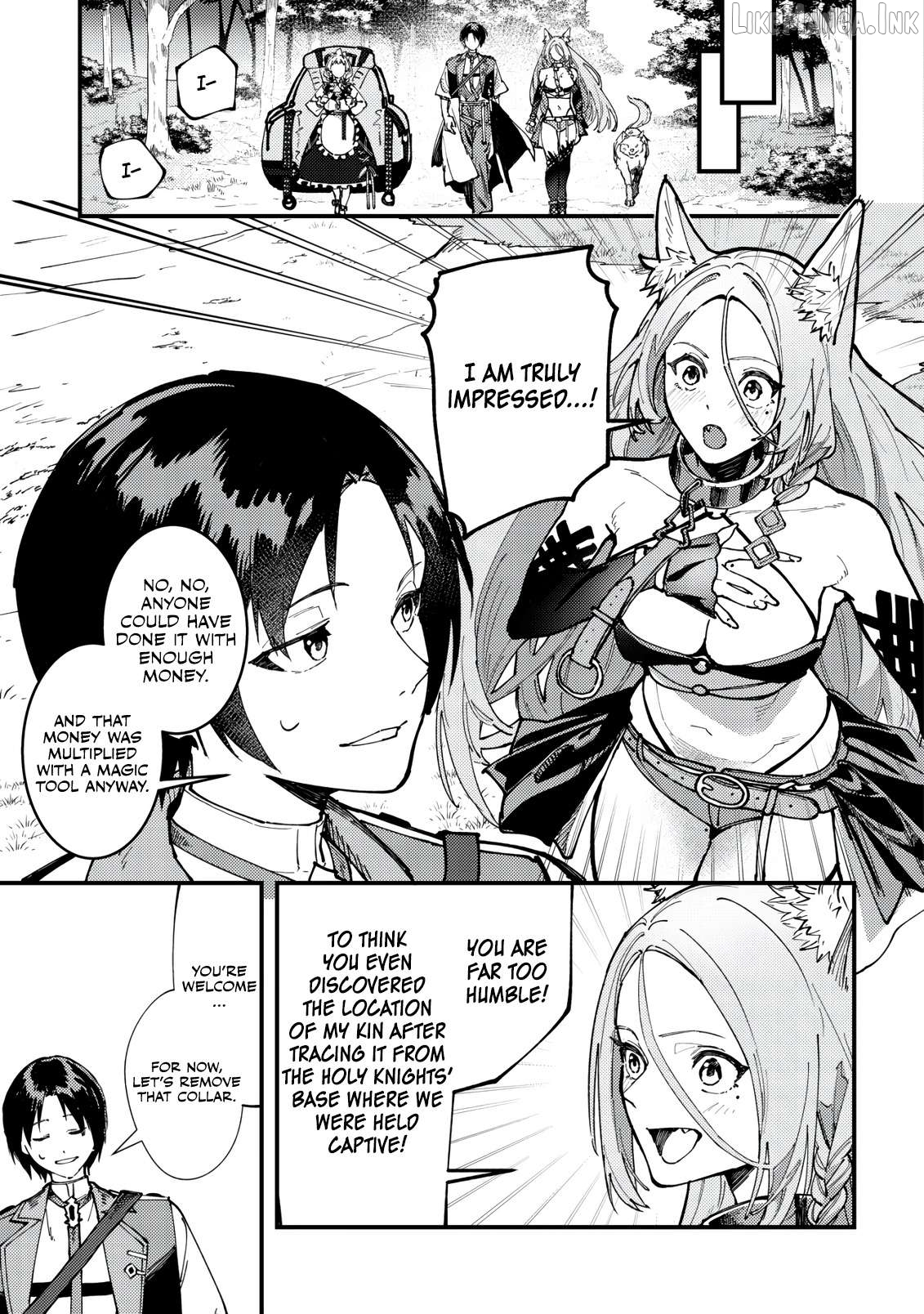 Majo to Mashou to Mahou no Rakuen: Tsuihou Sareta Tensei Kizoku no Jiyuu Kimama na "Shuushuuka" Seikatsu. Hazure Zensei ni Mezameta Shounen wa, Isekai de Kiyoshi Ken Momofumofu mo Jibun no Shiro mo Te ni Ireru Chapter 6 page 7