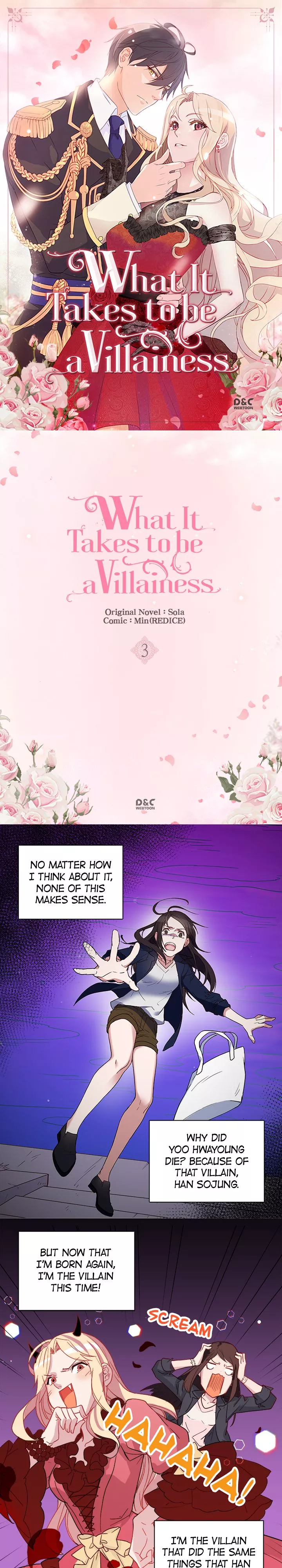 What It Takes to be a Villainess Chapter 3 page 1