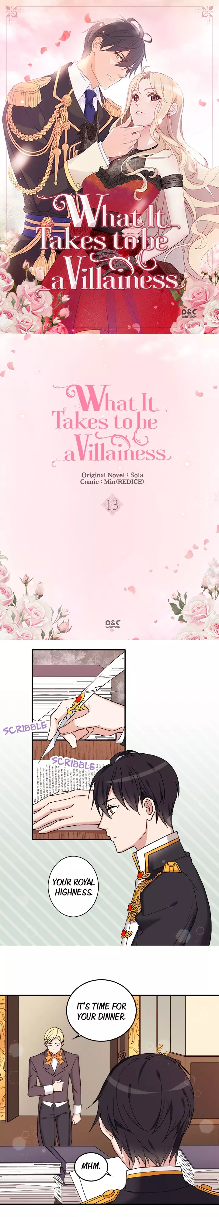 What It Takes to be a Villainess Chapter 13 page 1