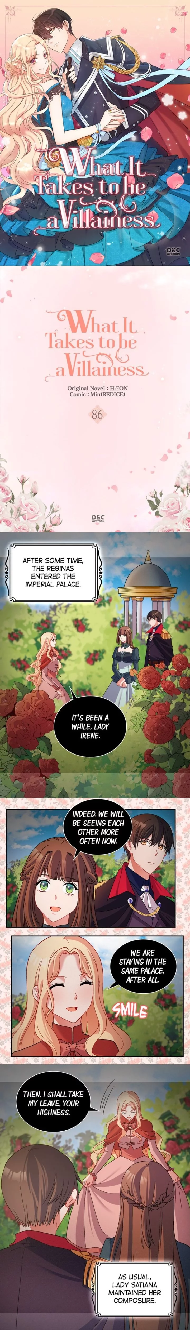 What It Takes to be a Villainess Chapter 86 page 1