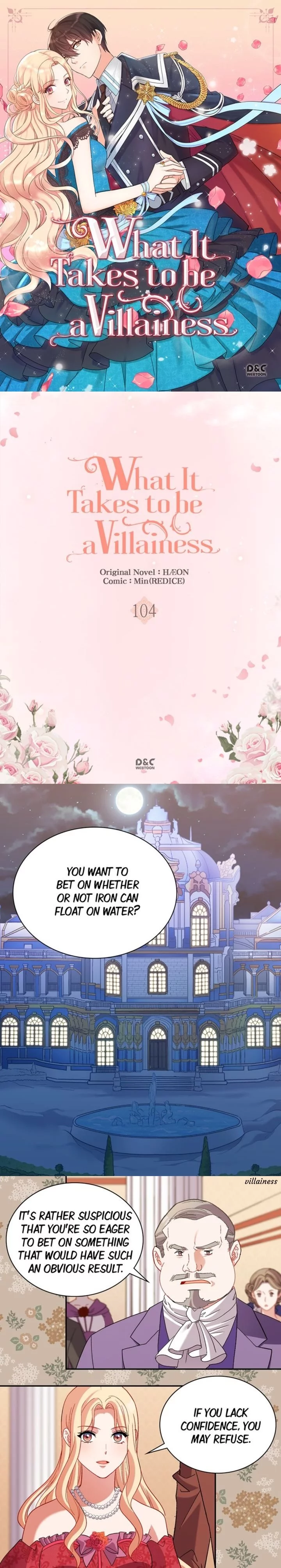 What It Takes to be a Villainess Chapter 104 page 1