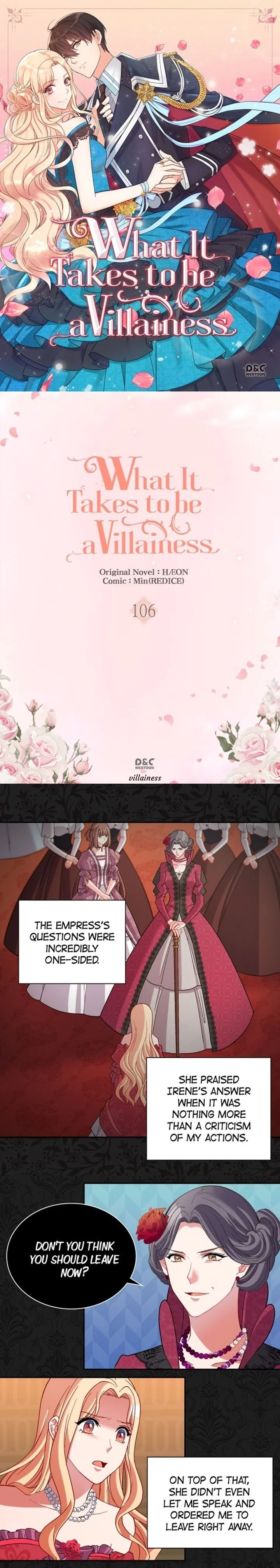 What It Takes to be a Villainess Chapter 106 page 1