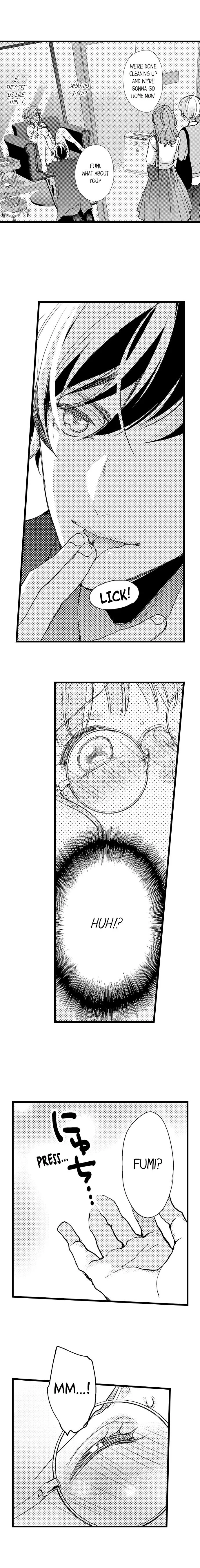 Ore no yubi de midarero. ~Heitengo no saron, ijiwaru ni jirasarete Chapter 12 page 7
