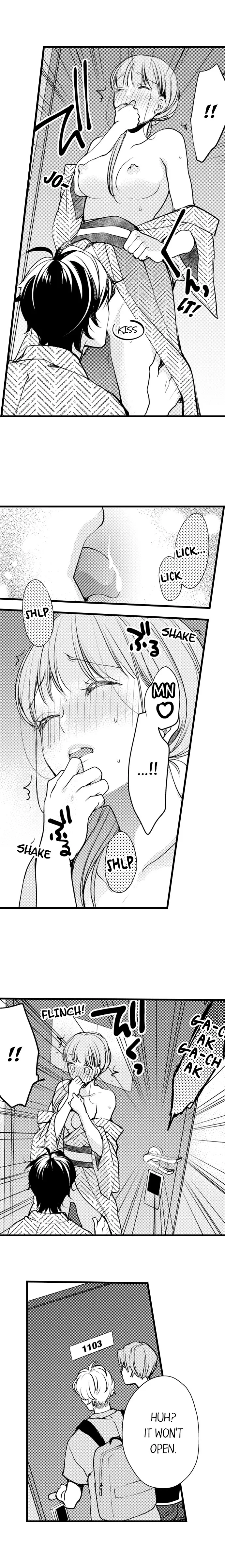 Ore no yubi de midarero. ~Heitengo no saron, ijiwaru ni jirasarete Chapter 39 page 9
