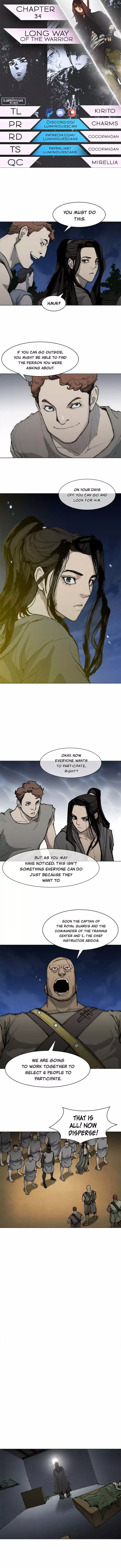 The Long Way Of The Warrior Chapter 34 page 1