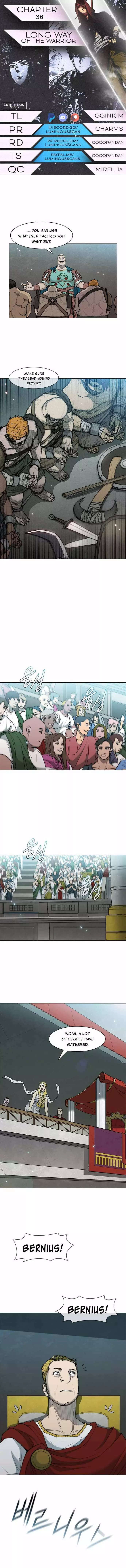 The Long Way Of The Warrior Chapter 36 page 1